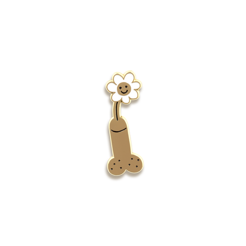 Whoopsy Daisy Enamel Pin by Dicks Don’t Lie