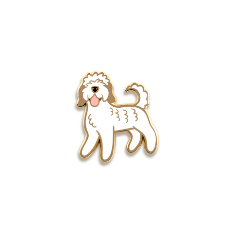 Doodle Enamel Pin by Doggie Drawings