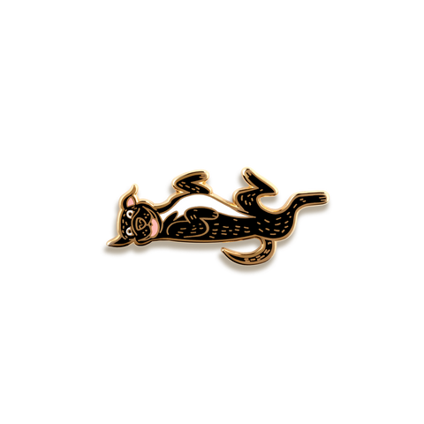 Pit Bull Enamel Pin by Doggie Drawings
