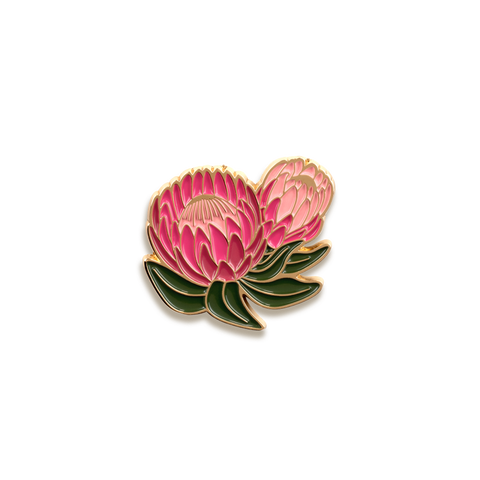 Ofelia Protea Enamel Pin by Paper Anchor Co.