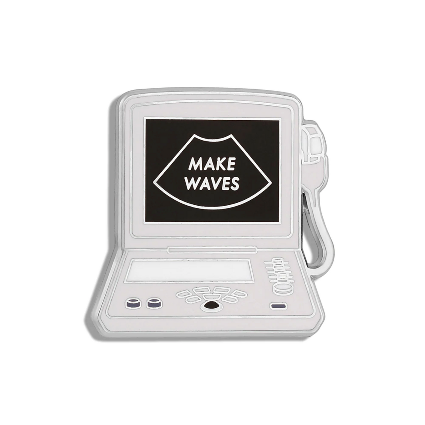 Make Waves Enamel Pin by V Coterie