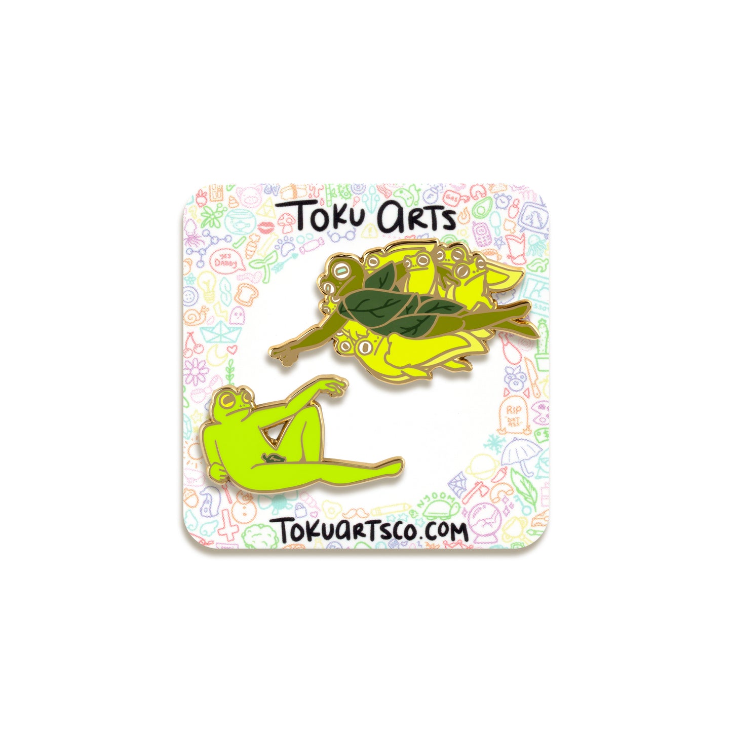 The Creation of Frog Enamel Pins by Toku Arts