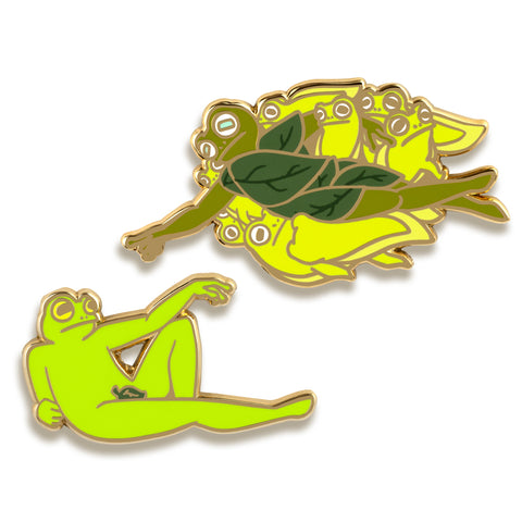 The Creation of Frog Enamel Pins by Toku Arts