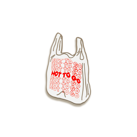 Hot To Go Enamel Pin by A Fink & Ink