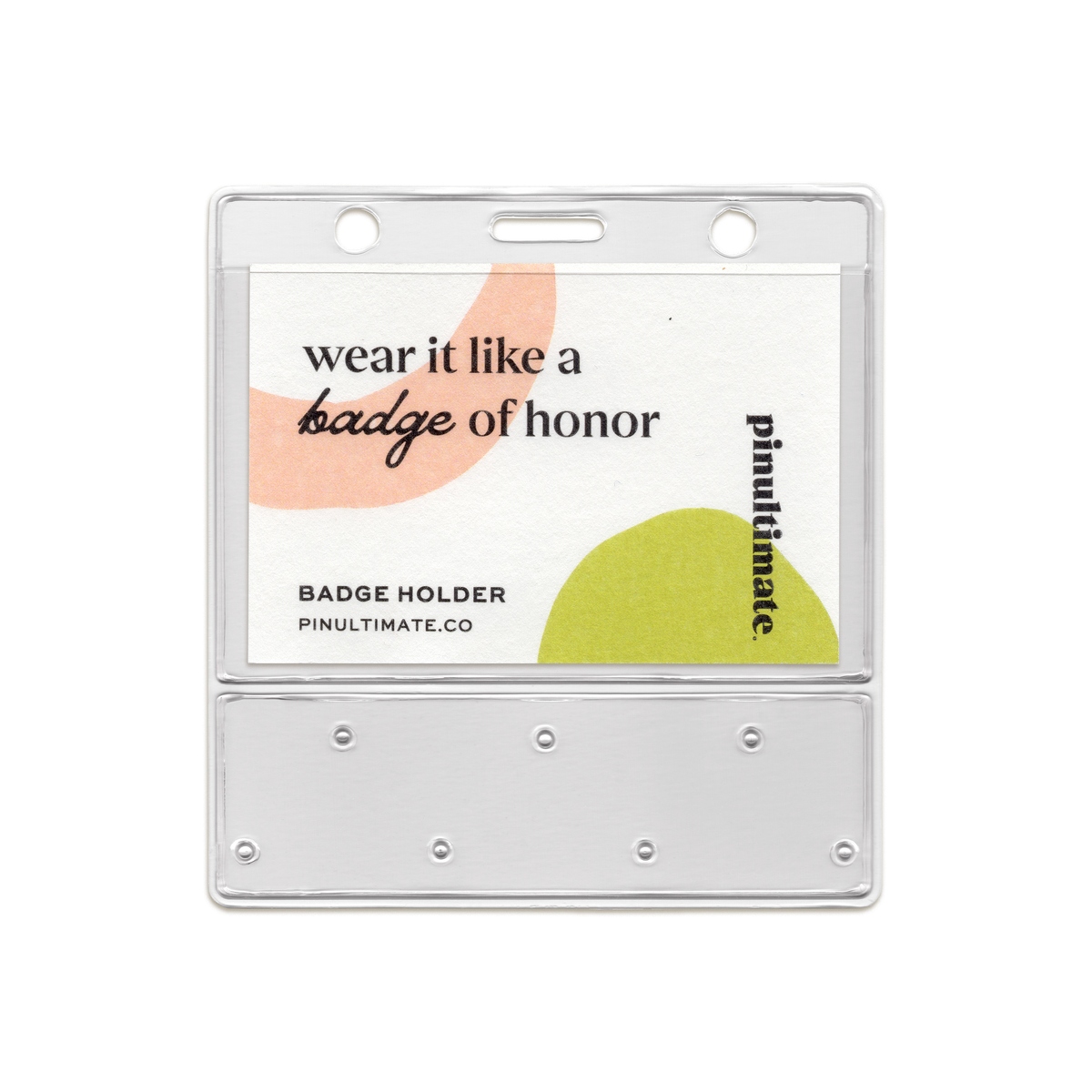 Badge Holder for Enamel Pins · The Collector, Horizontal