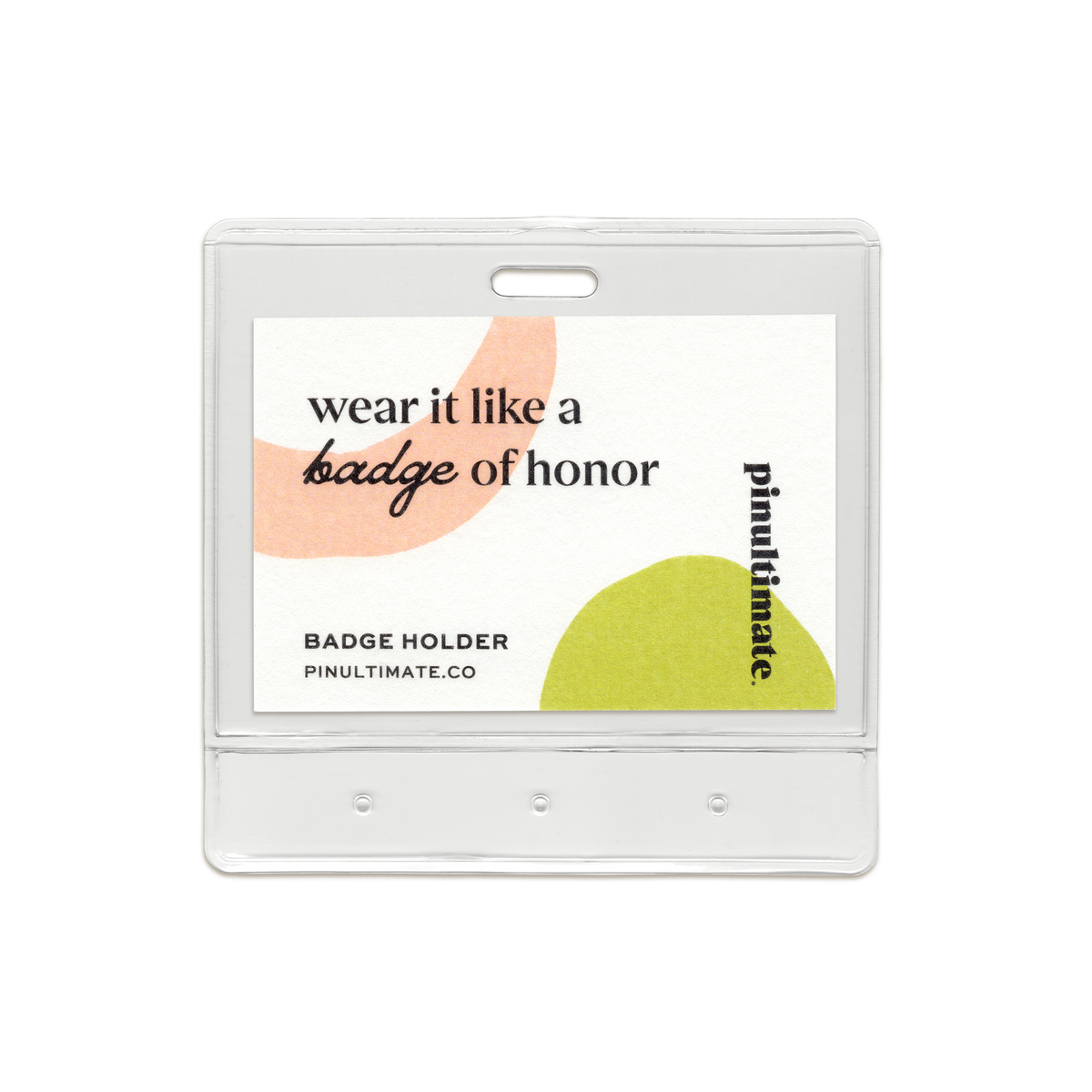 Badge Holder for Enamel Pins · The Minimalist, Horizontal