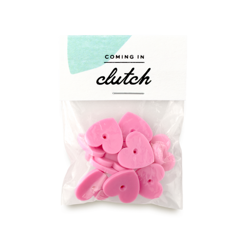Replacement Clutches · Rubber Heart, Pink