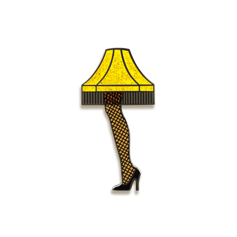 Leg Lamp Enamel Pin by Crumby Pins