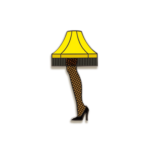 Leg Lamp Enamel Pin by Crumby Pins