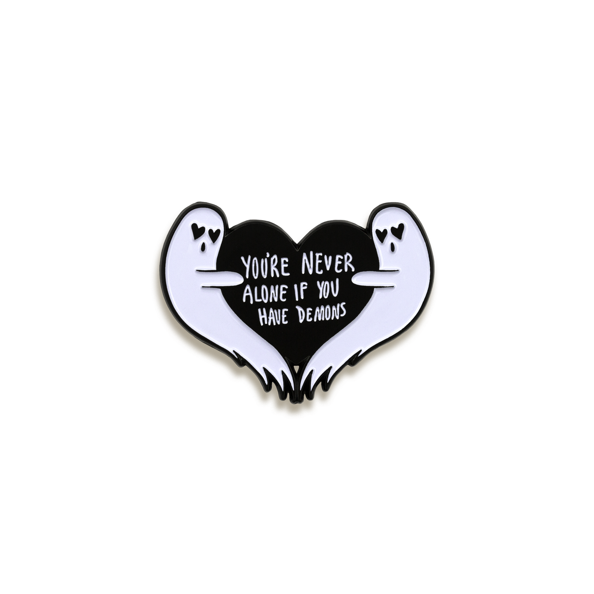 You're Never Alone Enamel Pin by Ectogasm