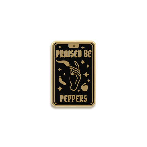 Pepper Tarot Card Enamel Pin by Franki Hanke