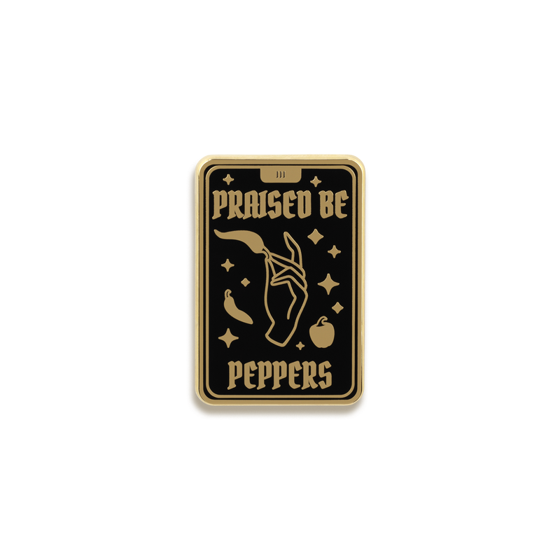 Pepper Tarot Card Enamel Pin by Franki Hanke