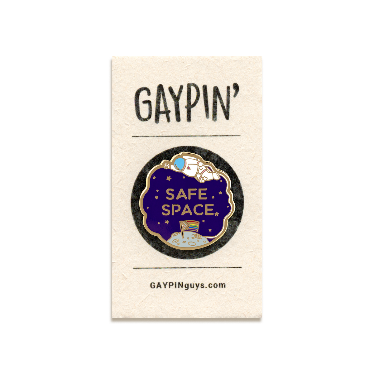 Safe Space Enamel Pin by GAYPIN'
