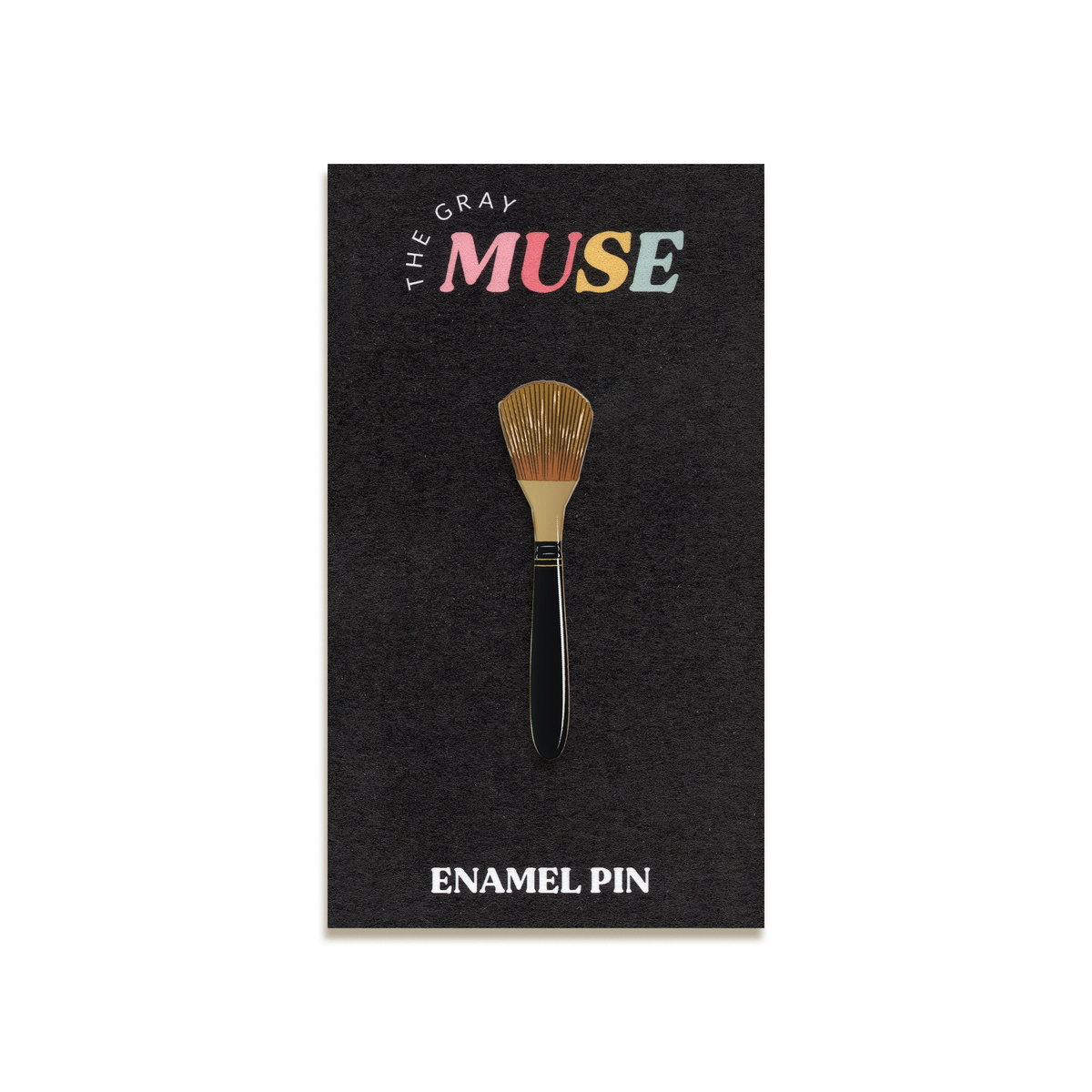 Paint Brush Enamel Pin by The Gray Muse · Mop