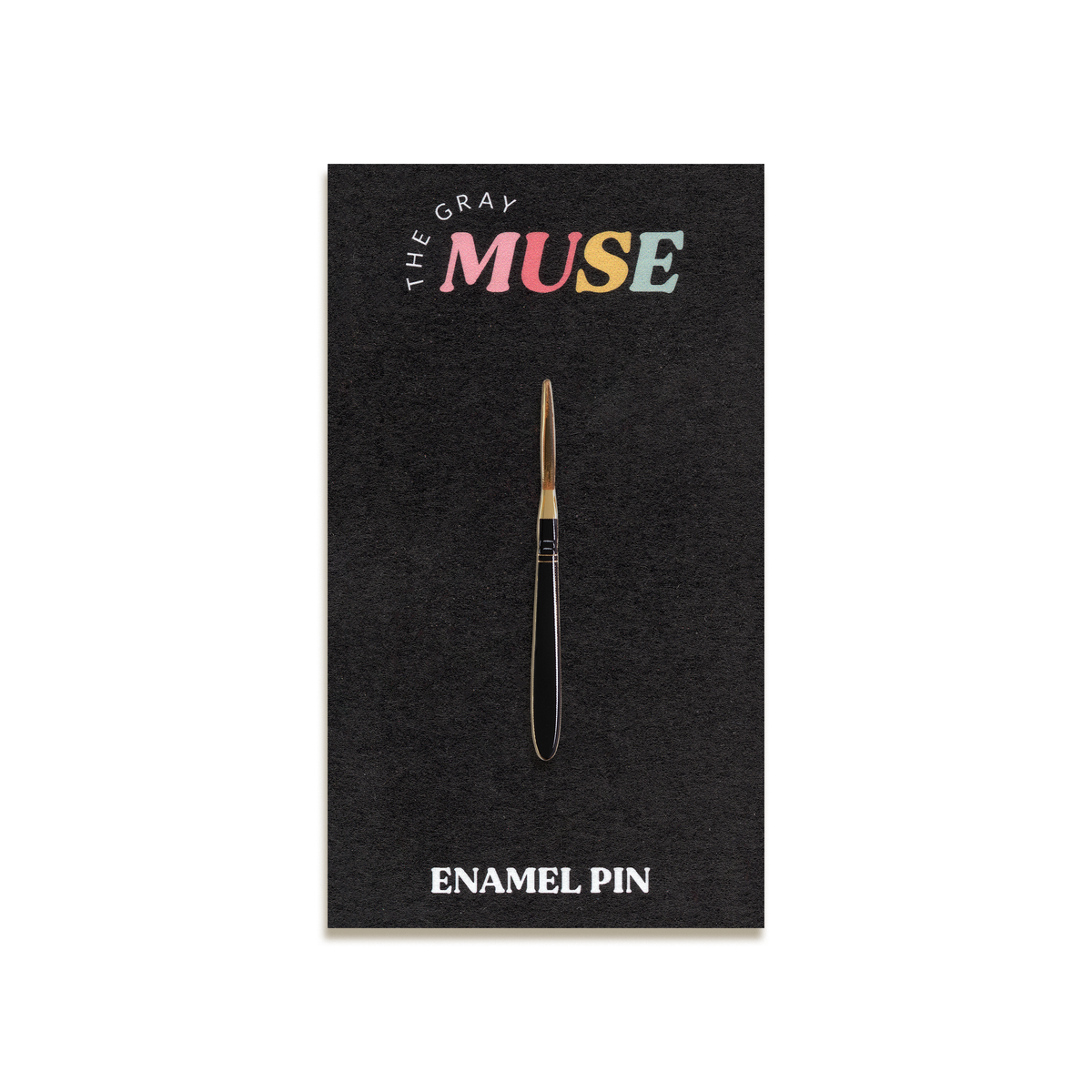 Paint Brush Enamel Pin by The Gray Muse · Rigger