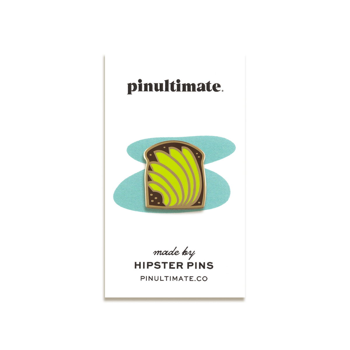 Avocado Toast Enamel Pin by Pinultimate