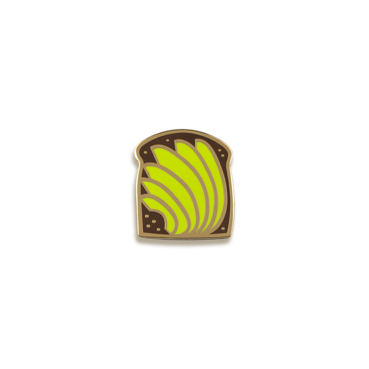 Avocado Toast Enamel Pin by Pinultimate