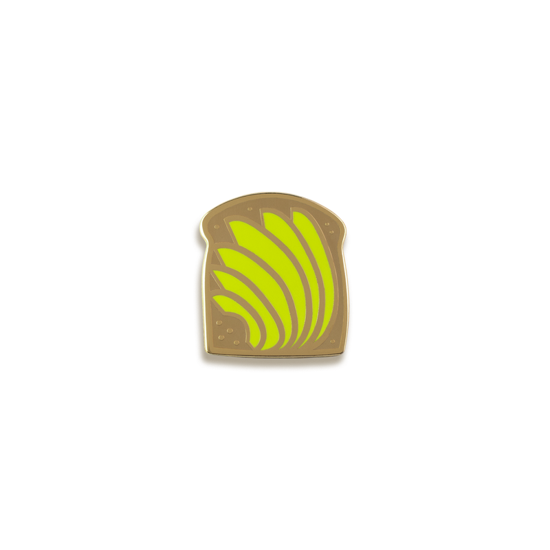 Avocado Toast Enamel Pin by Pinultimate