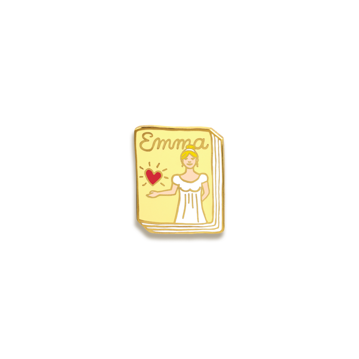 Emma Enamel Pin by Ideal Bookshelf