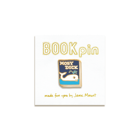 Moby Dick Enamel Pin by Ideal Bookshelf