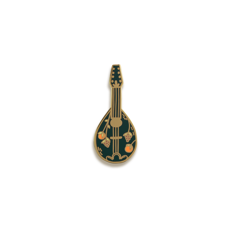 Mandolin Enamel Pin by Justine Gilbuena