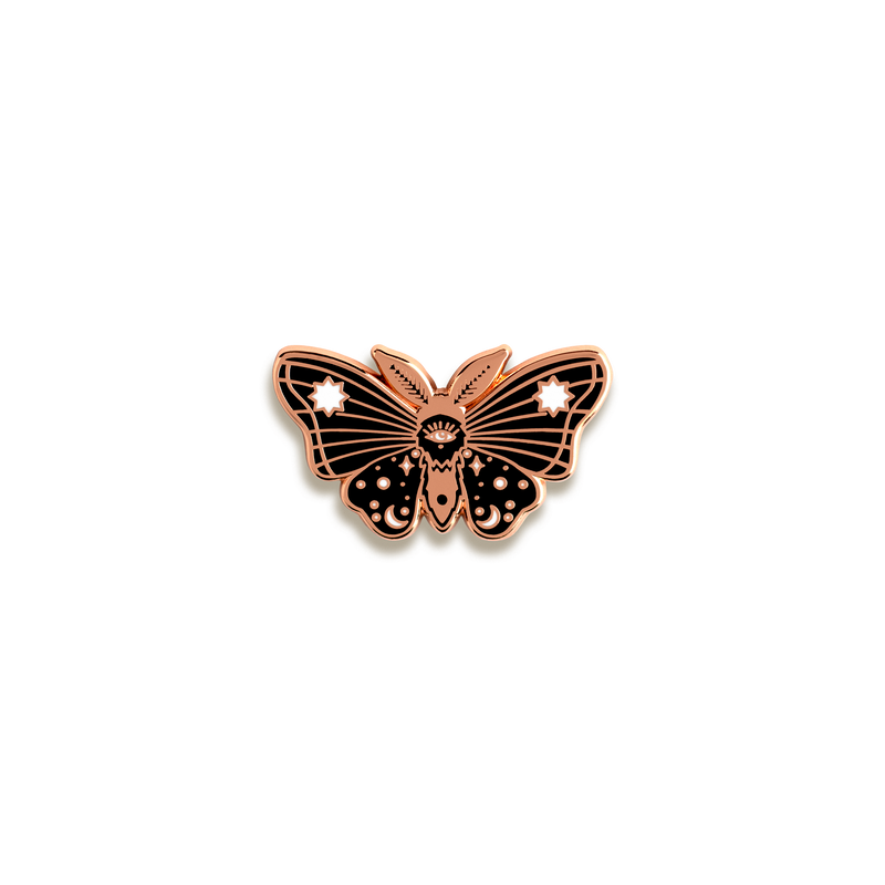 Moth of the Moon Enamel Pin by Mother of the Moon