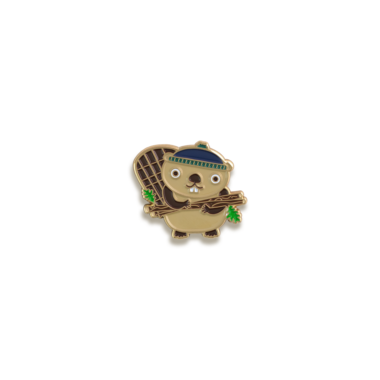 Beaver Enamel Pin by Night Owl Paper Goods