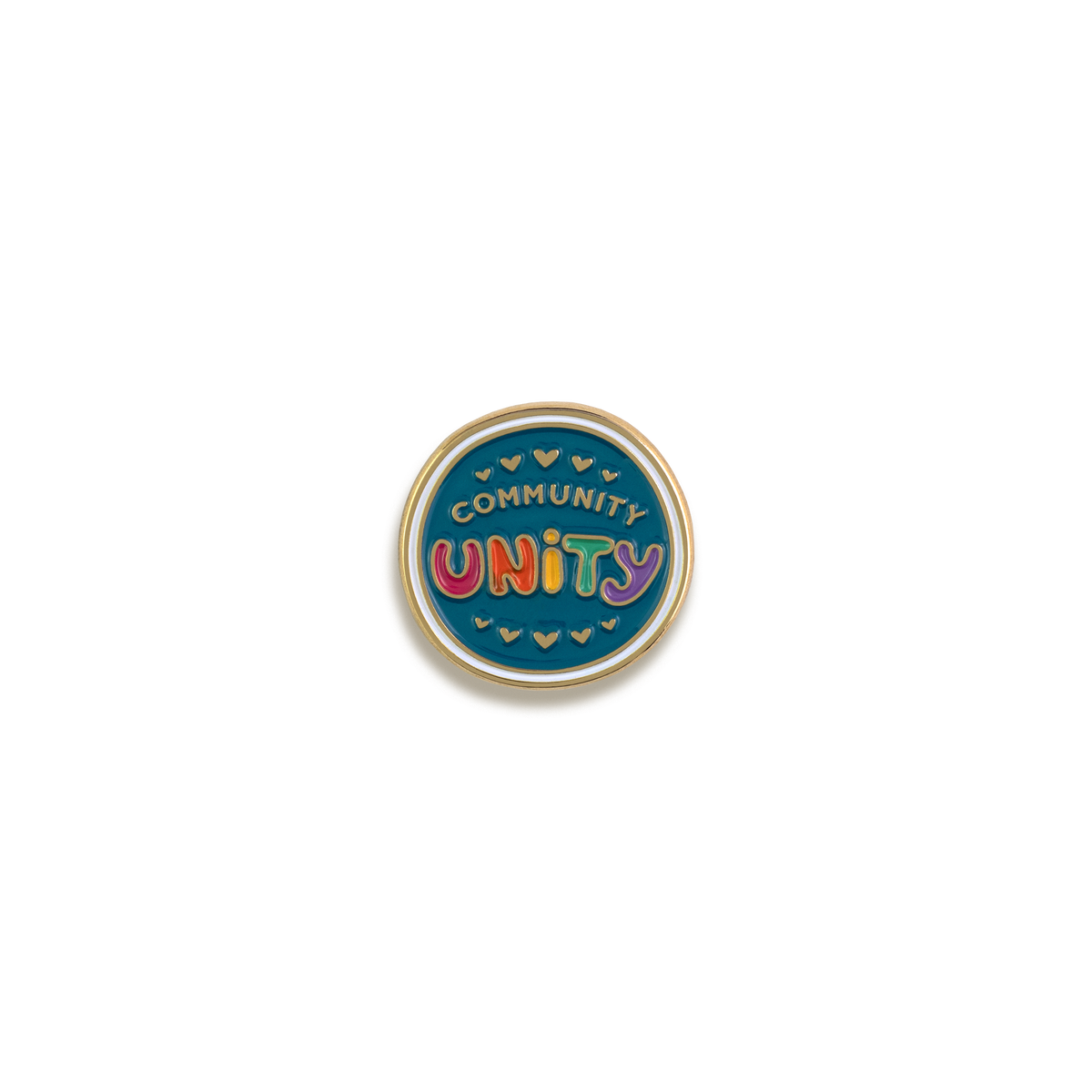 Community Unity Enamel Pin by Night Owl Paper Goods