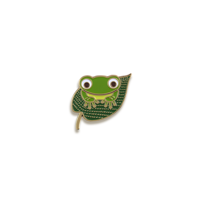 Frog Enamel Pin by Night Owl Paper Goods