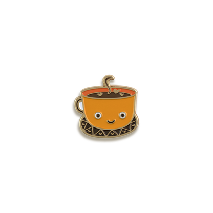 Hot Coffee Enamel Pin by Night Owl Paper Goods