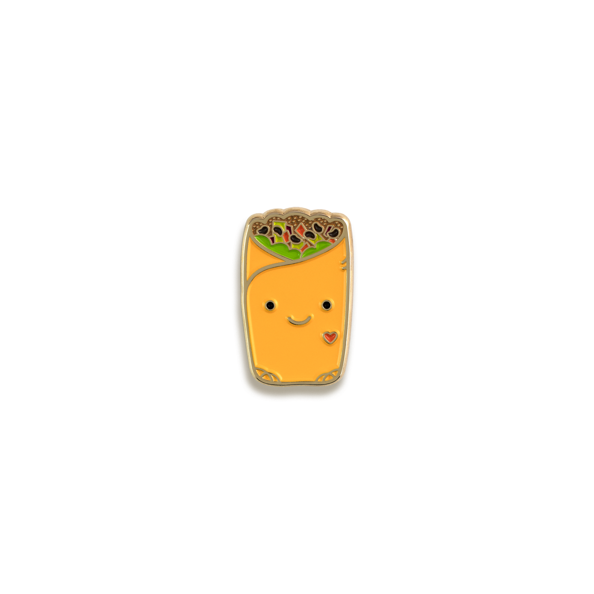 Lil' Burrito Enamel Pin by Night Owl Paper Goods