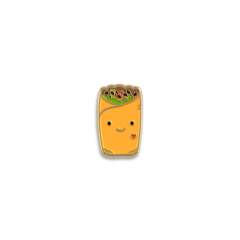 Lil' Burrito Enamel Pin by Night Owl Paper Goods