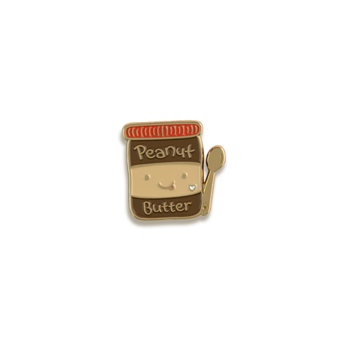 Peanut Butter Enamel Pin by Night Owl Paper Goods