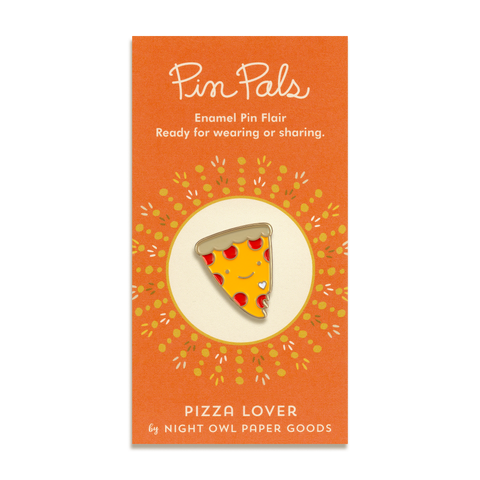 Pizza Lover Enamel Pin by Night Owl Paper Goods
