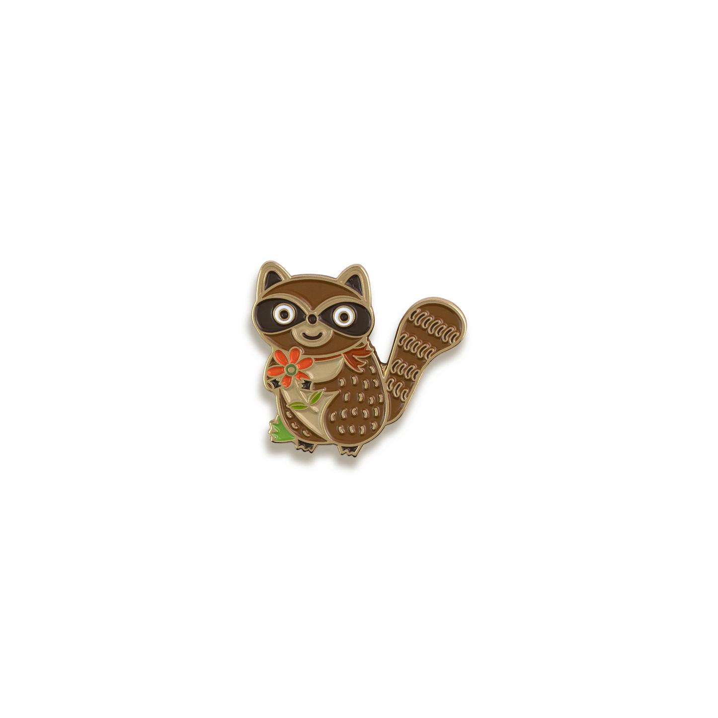 Raccoon Enamel Pin by Night Owl Paper Goods