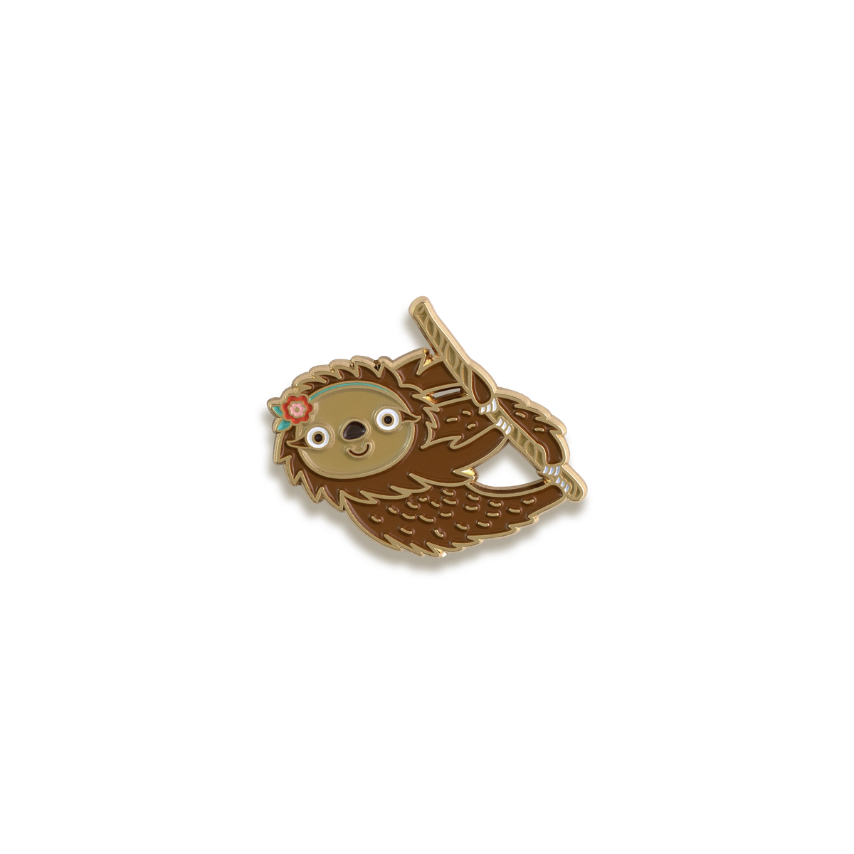 Sloth Enamel Pin by Night Owl Paper Goods