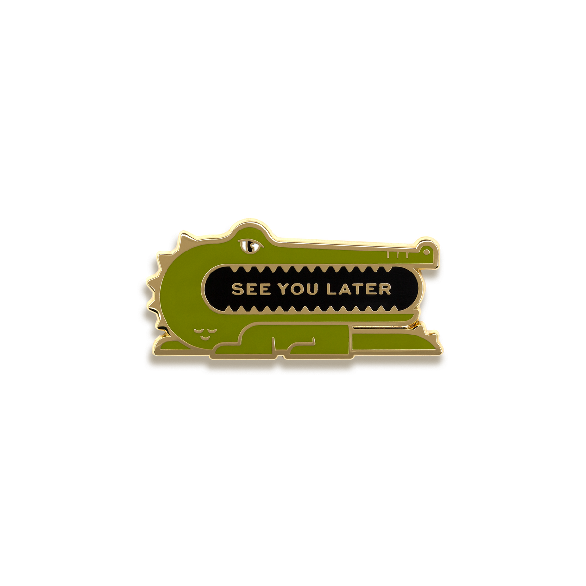 Alligator Enamel Pin by Pinultimate