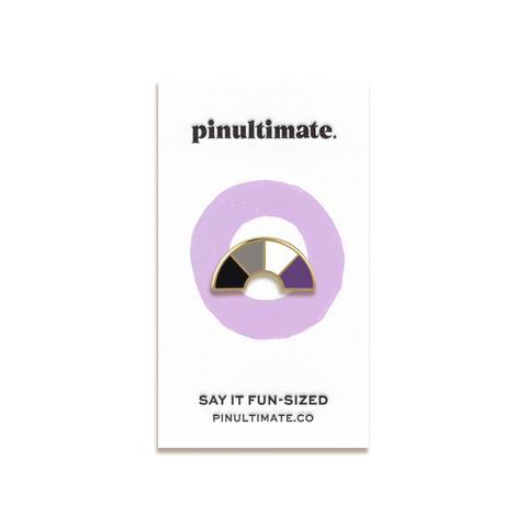 Asexual Pride Enamel Pin by Pinultimate