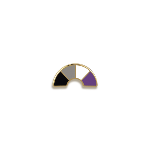 Asexual Pride Enamel Pin by Pinultimate