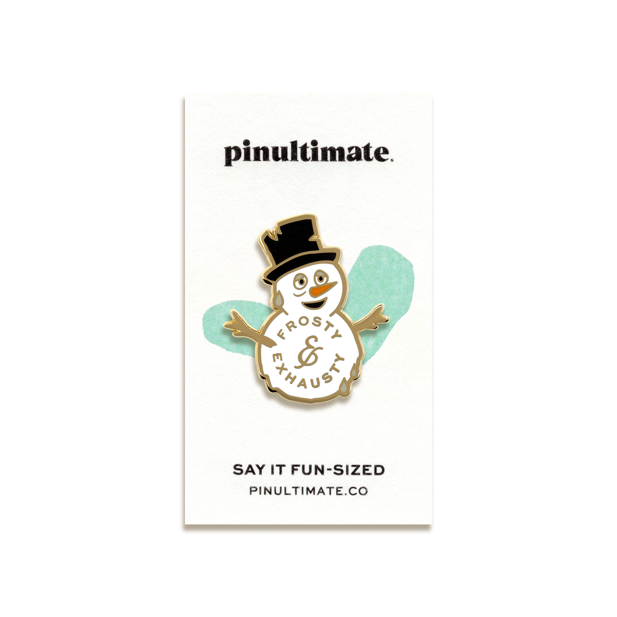 Frosty & Exhausty Enamel Pin by Pinultimate