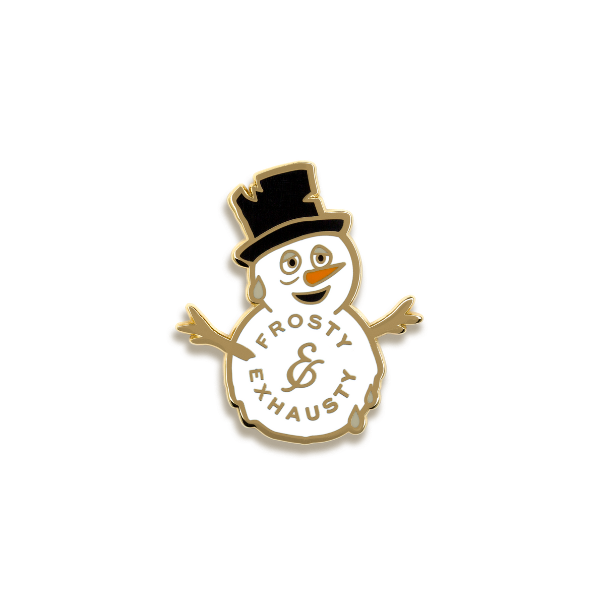 Frosty & Exhausty Enamel Pin by Pinultimate