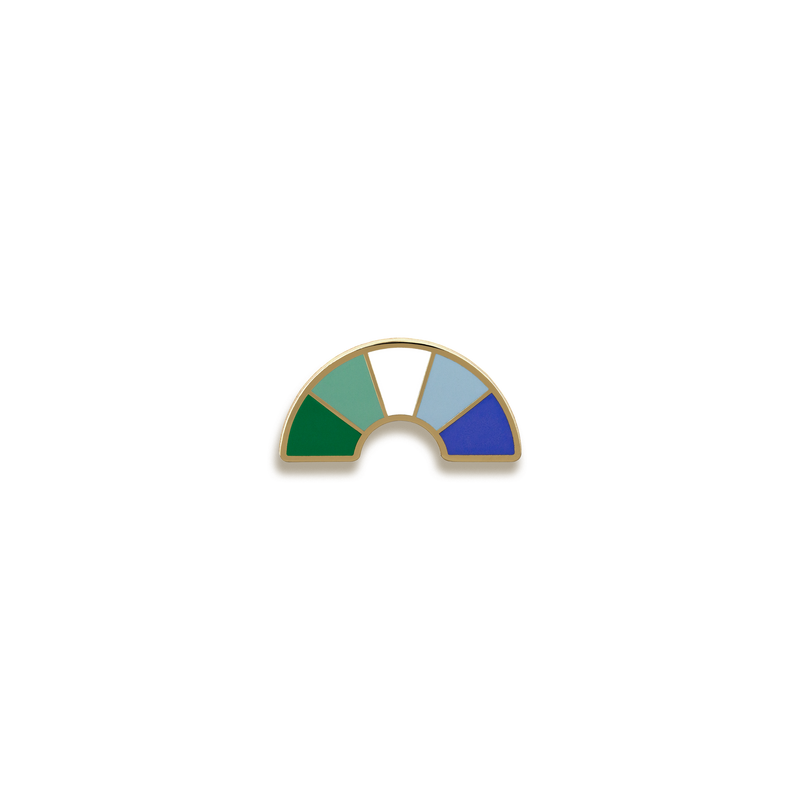 Gay Men Pride Enamel Pin by Pinultimate