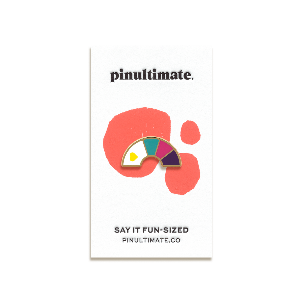 Polyamory Pride Enamel Pin by Pinultimate