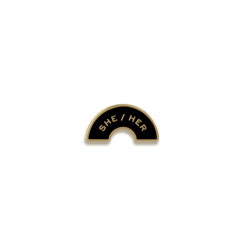Pronoun Enamel Pin by Pinultimate