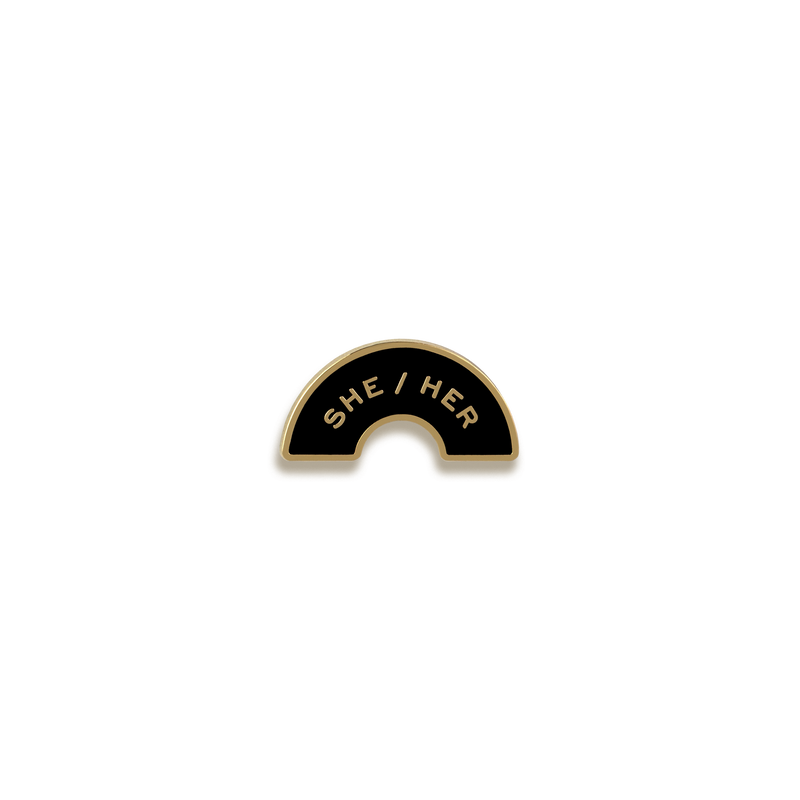 Pronoun Enamel Pin by Pinultimate