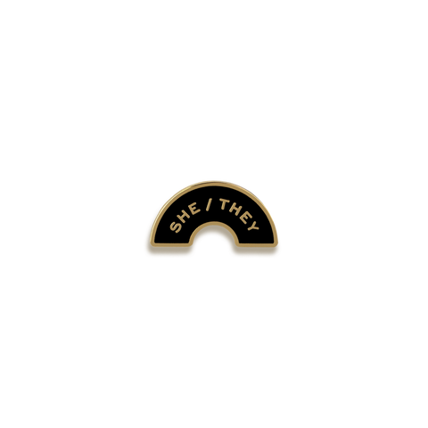 Pronoun Enamel Pin by Pinultimate