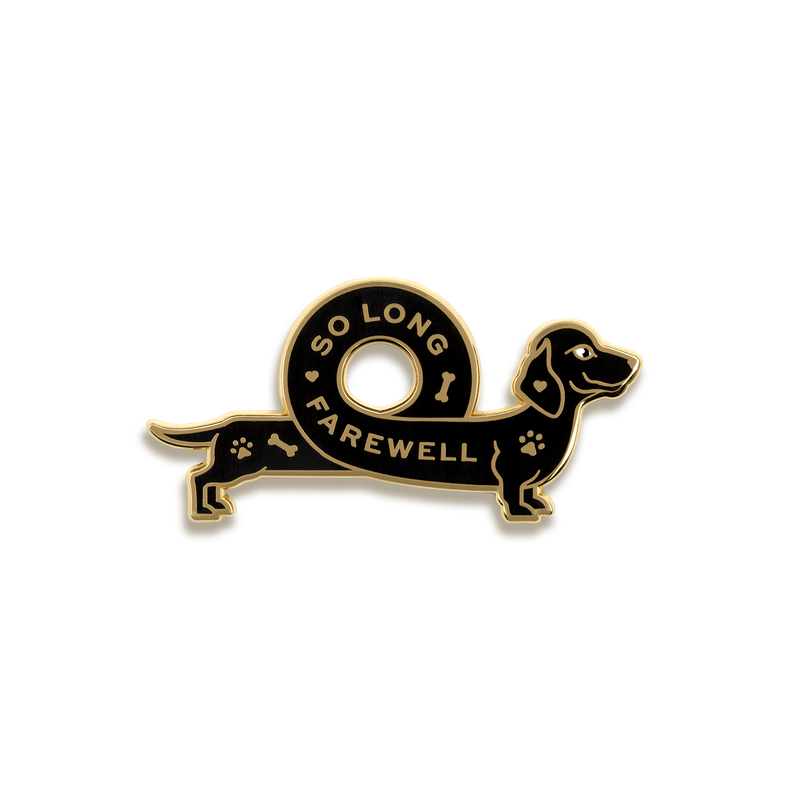 So Long Enamel Pin by Pinultimate