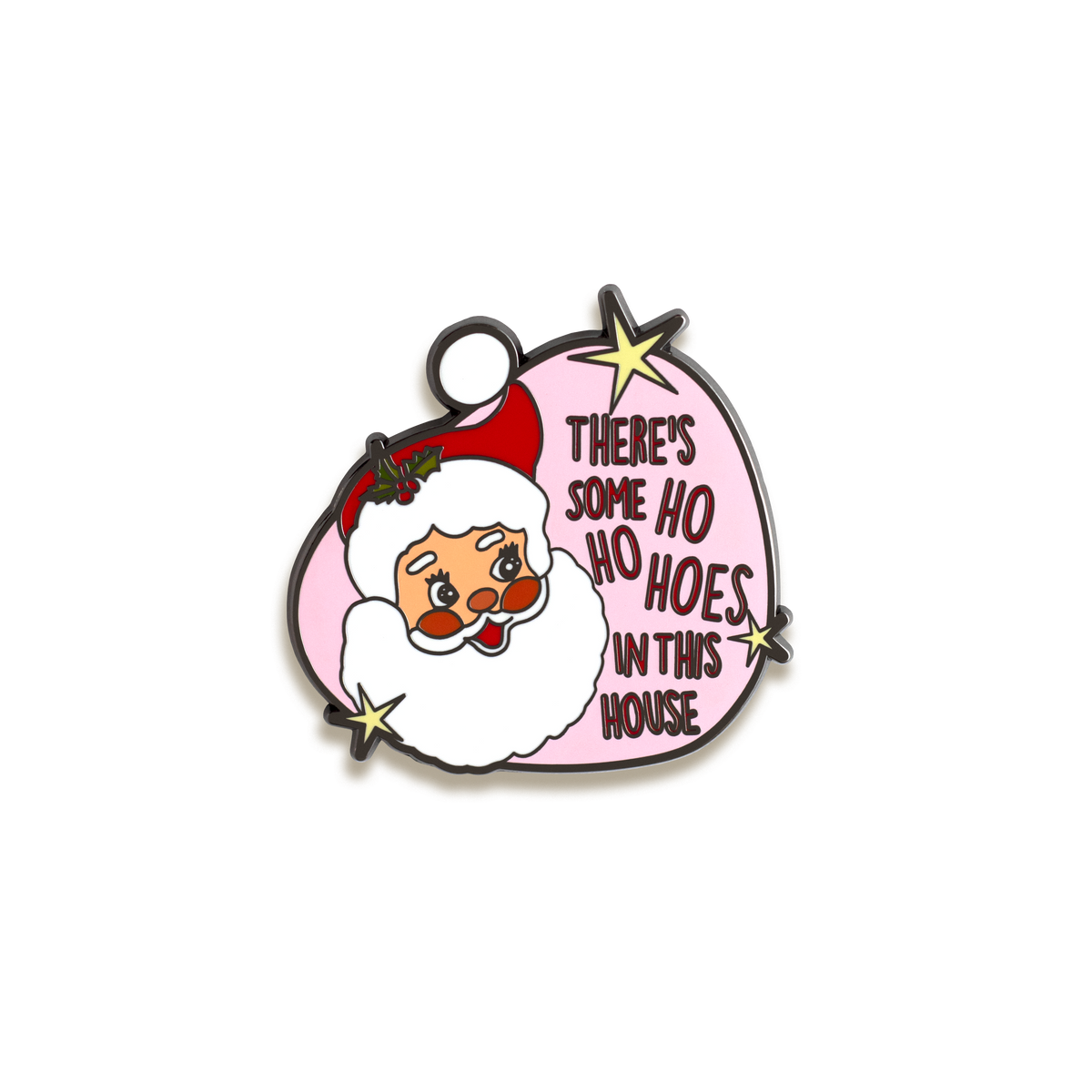 Ho Ho Ho Enamel Pin by Push