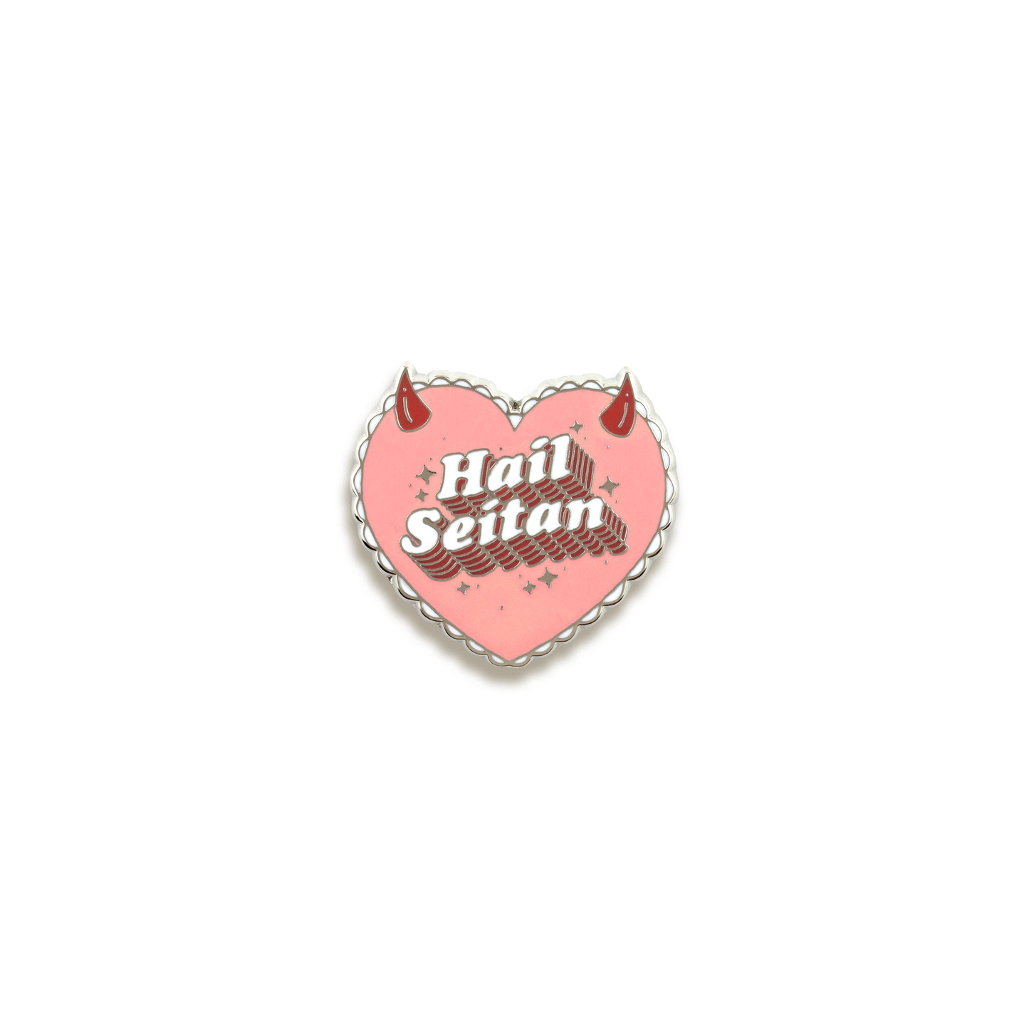 Hail Seitan Enamel Pin by Punky Pins