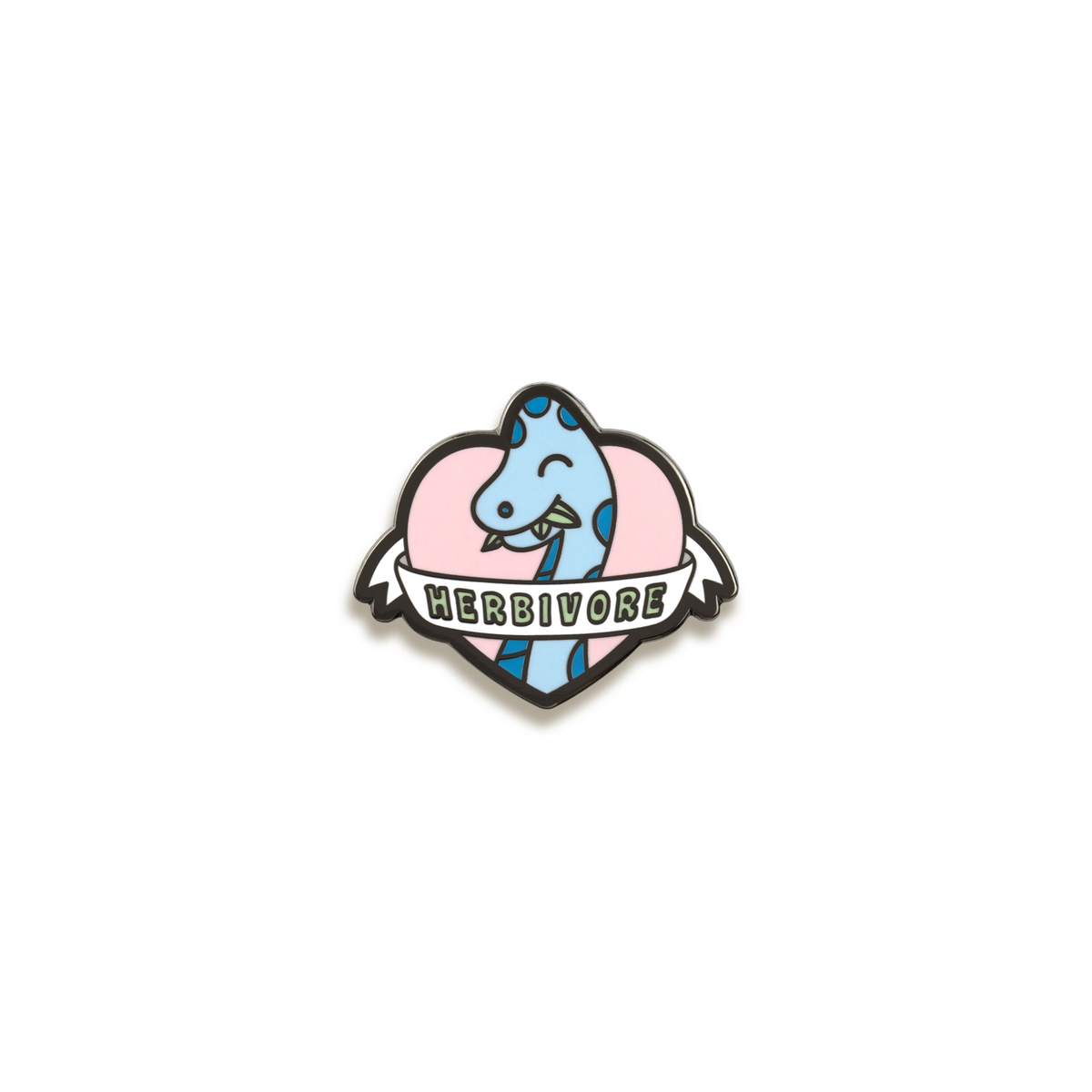 Herbivore Dinosaur Enamel Pin by Punky Pins